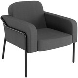 Artikelbild 1 für medso powered by PAPERFLOW Sessel MEDSO L Rund anthrazit schwarz Stoff 75,0 x 74,3 x 73,6 cm, 1 St., Artikelnummer 522694