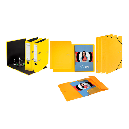 Artikelbild 8 für VON LEITZ Eckspanner DIN A4 gelb, 1 St., Artikelnummer 635179