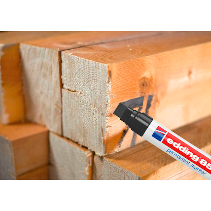 Artikelbild 8 für edding 850 Permanentmarker schwarz 5,0 - 16,0 mm, 1 St., Artikelnummer 466615