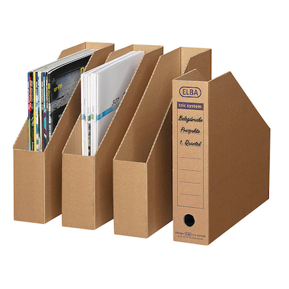 Artikelbild 2 für ELBA Archiv-Stehsammler tric system braun, 12 St., Artikelnummer 748681