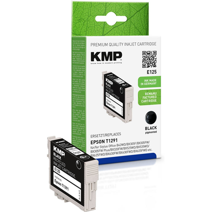 Artikelbild für KMP E125 schwarz Druckerpatrone kompatibel zu EPSON T1291L, Artikelnummer 146884