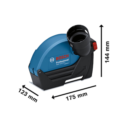 Artikelbild 4 für BOSCH Professional GDE 125 EA-T Absaughaube für Winkelschleifer, Artikelnummer 485056
