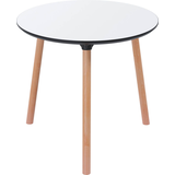 Artikelbild 1 für meet powered by PAPERFLOW PALOMBA Bistrotisch rund MDF-Platte weiß 80,0 x 80,0 x 75,0 cm, 1 St., Artikelnummer 300604