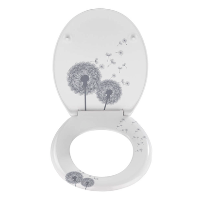 Artikelbild 2 für WENKO WC-Sitz mit Absenkautomatik Pusteblumen weiß, 1 St., Artikelnummer 666047