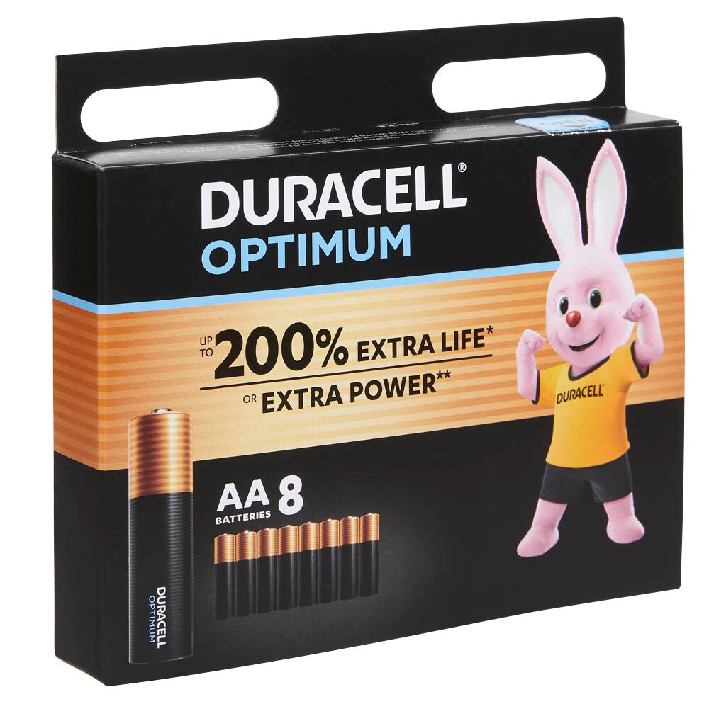 DURACELL Batterien Optimum Alkali Mangan Mignon AA 1 5 V 8 St duracell-batterien-optimum-alkali-mangan-mignon-aa-1-5-v-8-st