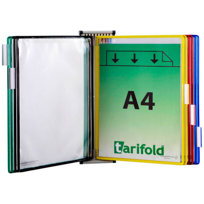 Artikelbild für tarifold Wand-Sichttafelsystem 414109 DIN A4 farbsortiert mit 10 St. Sichttafeln, 1 St., Artikelnummer 353488