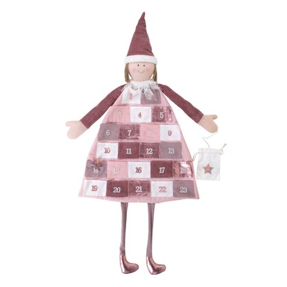 Artikelbild für Rayher Adventskalender zum Aufhängen rosa, Artikelnummer 928756