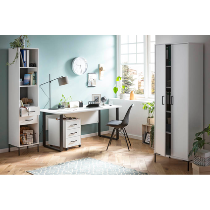 Artikelbild 4 für MÖBELPARTNER Regalschrank 2000, 150628 kreideweiß 40,2 x 39,0 x 194,2 cm, 1 St., Artikelnummer 651222