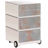 Artikelbild 1 für PAPERFLOW easyBox Industrial Rollcontainer weiß, bunt 214789 4 Auszüge 39,0 x 43,6 x 64,2 cm, Artikelnummer 214789