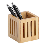 Artikelbild 1 für Zeller Stiftehalter braun Bambus 8,0 x 8,0 x 8,0 cm, Artikelnummer 540084