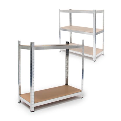 Artikelbild 5 für relaxdays Schwerlastregal 10019041_0 silber 90,0 x 41,0 x 180,0 cm, Artikelnummer 452437