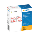 Artikelbild 1 für HERMA Klebenummern 4886 Zahlen, rot 22,0 x 10,0 mm, 2x1.000 Etiketten, Artikelnummer 518744