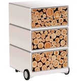Artikelbild 1 für PAPERFLOW easyBox Industrial Rollcontainer weiß, bunt 61811 4 Auszüge 39,0 x 43,6 x 64,2 cm, Artikelnummer 214629