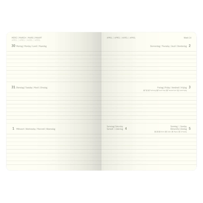 Artikelbild 3 für SIGEL Taschenkalender Conceptum 2026 rot, 1 St., Artikelnummer 568277