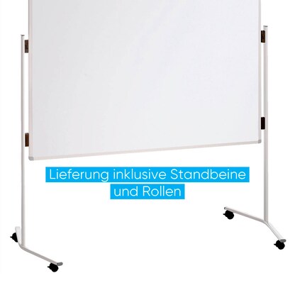 Artikelbild 6 für FRANKEN Moderationswand ECO klappbar 120,0 x 150,0 cm grau, Artikelnummer 670457