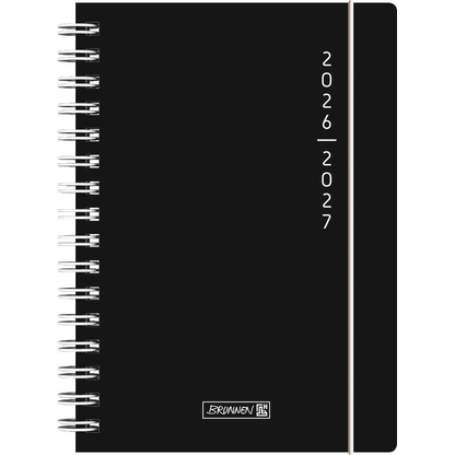 Artikelbild 2 für BRUNNEN Schülerkalender Plain Black 2026/2027 schwarz, 1 St., Artikelnummer 805019