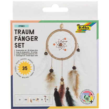 Artikelbild für folia Bastelset Traumfänger Ethno terracotta, Artikelnummer 479214