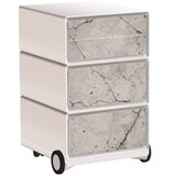 Artikelbild 1 für PAPERFLOW easyBox Industrial Rollcontainer weiß, bunt 61827 4 Auszüge 39,0 x 43,6 x 64,2 cm, Artikelnummer 214599