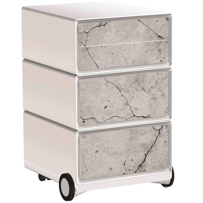 Artikelbild für PAPERFLOW easyBox Industrial Rollcontainer weiß, bunt 61827 4 Auszüge 39,0 x 43,6 x 64,2 cm, Artikelnummer 214599