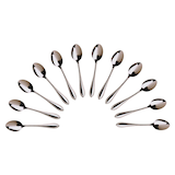 Artikelbild 1 für ZWILLING Kaffeelöffel Swing silber, 12 St., Artikelnummer 424356