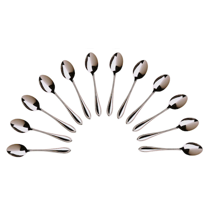 Artikelbild für ZWILLING Kaffeelöffel Swing silber, 12 St., Artikelnummer 424356