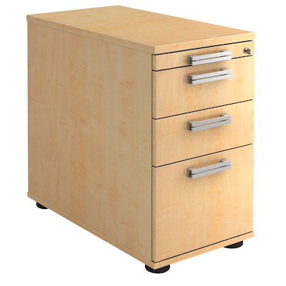 Artikelbild 4 für HAMMERBACHER SC40 Standcontainer ahorn 4 Auszüge Stahl-Relinggriff silber 42,8 x 80,0 x 72,0 - 76,0 cm, Artikelnummer 864633