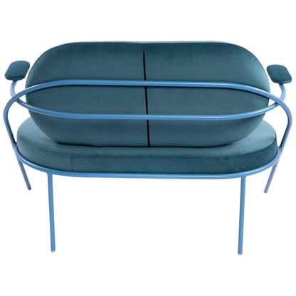 Artikelbild 4 für meet powered by PAPERFLOW 2-Sitzer Sofa SATURNE blau Stoff 118,0 x 73,0 x 88,0 cm, 1 St., Artikelnummer 231229