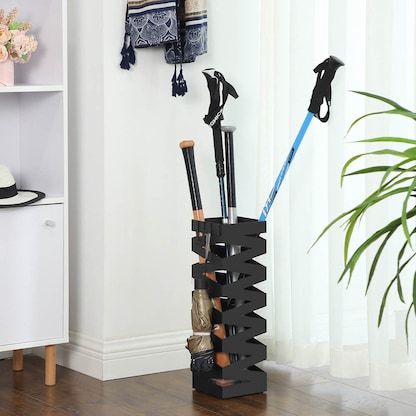 Artikelbild 7 für SONGMICS Schirmständer LUC16B schwarz, Metall, Artikelnummer 439579