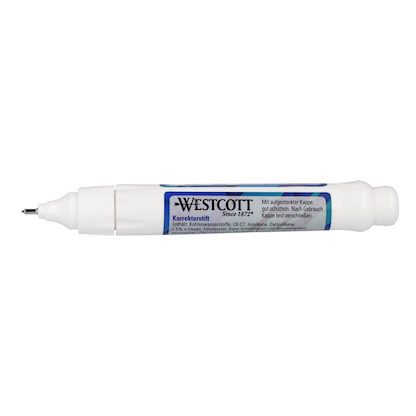 Artikelbild 2 für WESTCOTT Korrekturstift 8,0 ml, Artikelnummer 459158
