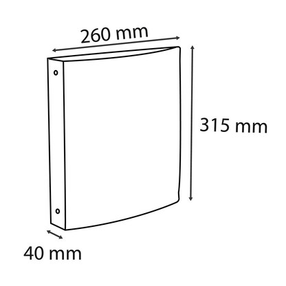 Artikelbild 2 für Exacompta Aquarel Ringbücher 4-Ringe farbsortiert 4,0 cm DIN A4, 10 St., Artikelnummer 680888