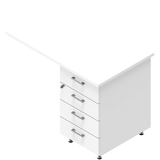 Artikelbild 1 für Quadrifoglio Standcontainer weiß 4 Auszüge Kunststoff-Stangengriff weiß 100,0 x 60,0 x 75,0 cm, Artikelnummer 592992