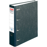 Artikelbild 1 für herlitz Wolkenmarmor-Papier Doppelordner schwarz Karton 7,0 cm, 1 St., Artikelnummer 891628