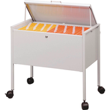 Artikelbild 1 für DURABLE Hängemappenwagen abschließbar grau für bis zu 80 Hängemappen, Artikelnummer 485522