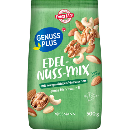 Artikelbild 2 für GENUSS PLUS EDEL-NUSS-MIX Nüsse 500,0 g, Artikelnummer 801917