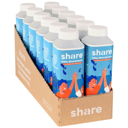 Artikelbild für share Mineralwasser still 12x 0,5 l, Artikelnummer 889061