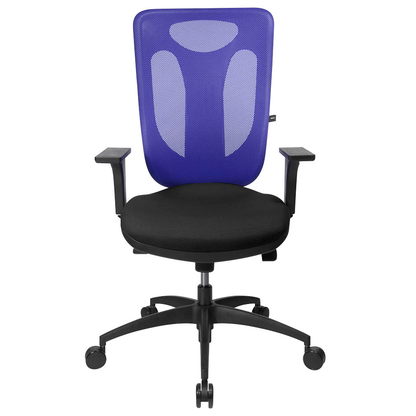 Artikelbild 3 für Topstar Bürostuhl Net Pro 100, NN100 T208 Stoff blau, Gestell schwarz, Artikelnummer 255765