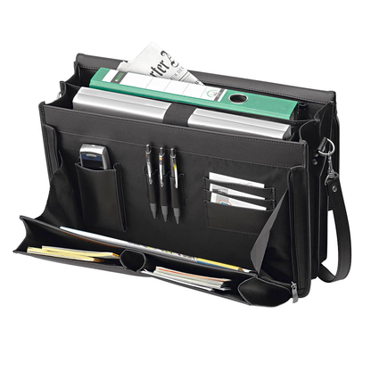 Artikelbild 3 für Alassio Aktentasche VENETO Lederimitat schwarz 47118, Artikelnummer 897207