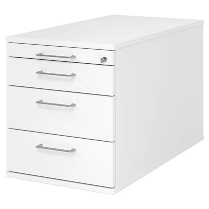 Artikelbild für HAMMERBACHER Popular Rollcontainer weiß 4 Auszüge 42,8 x 80,0 x 51,2 cm, Artikelnummer 991638