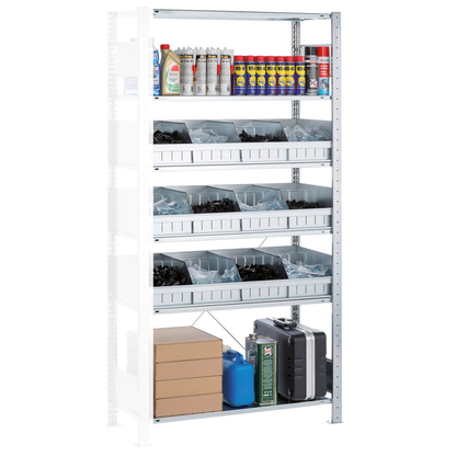 Artikelbild für SCHULTE Anbauregal 14275 silber, verzinkt 100,0 x 50,0 x 200,0 cm, Artikelnummer 855433