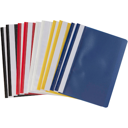 Artikelbild 2 für Schnellhefter Kunststoff farbsortiert DIN A5, 10 St., Artikelnummer 253129