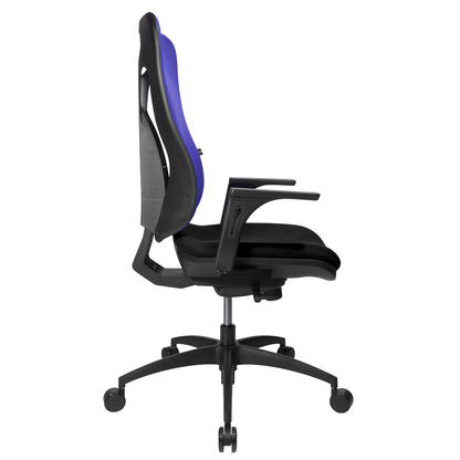 Artikelbild 4 für Topstar Bürostuhl Net Pro 100, NN100 T208 Stoff blau, Gestell schwarz, Artikelnummer 255765