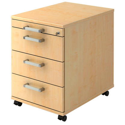 Artikelbild für HAMMERBACHER Solid AC30 Rollcontainer ahorn 4 Auszüge 42,8 x 58,0 x 59,0 cm, Artikelnummer 399340