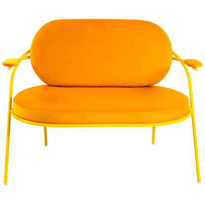 Artikelbild 2 für meet powered by PAPERFLOW 2-Sitzer Sofa SATURNE safran Stoff 118,0 x 73,0 x 88,0 cm, 1 St., Artikelnummer 231609