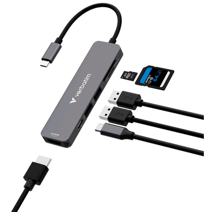 Artikelbild 3 für verbatim Multiport-Adapter Essentials 32156, Artikelnummer 738129