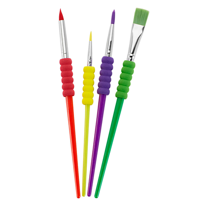 Artikelbild 2 für FABER-CASTELL Bunt Pinsel-Set Größe 2, 6, 10, 12, 4-teilig, Artikelnummer 255327