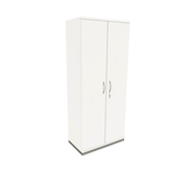 Artikelbild 1 für fm Aktenschrank Sidney, 4260429763542 weiß 4 Fachböden 80,0 x 44,2 x 186,9 cm, Artikelnummer 411217