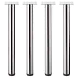 Artikelbild 1 für HAMMERBACHER Tischbeine chrom , 4 St., Artikelnummer 677538