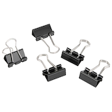 Artikelbild 1 für Gowi Foldbackklammern schwarz 1,5 cm, 12 St., Artikelnummer 721383