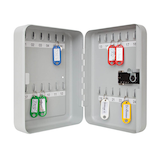 Artikelbild 1 für WEDO Schlüsselkasten lichtgrau mit 24 Haken, Zahlenschloss, 18,6 x 9,4 x 25,0 cm, 1 St., Artikelnummer 457782