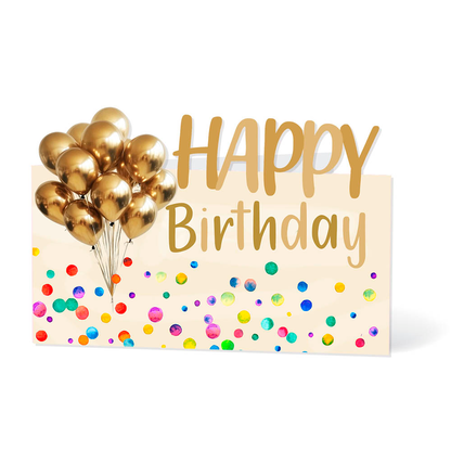 Artikelbild für LUMA Geburtstagskarte Happy Birthday LU GKO 02 bunt, 1 St., Artikelnummer 716109